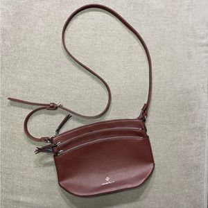 Nanette Lepore Pebble vegan Leather Crossbody bag